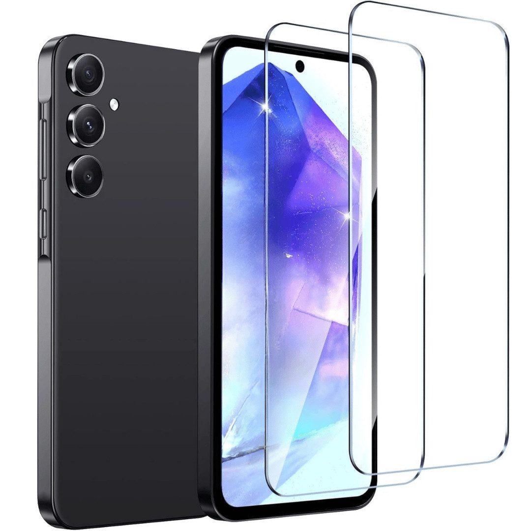 SmartUP Displayschutzglas für Samsung Galaxy A05s 5G Display Panzerfolie Hartglas Full Screen 9H für Samsung Galaxy A05s 5G, kompletter Displayschutz