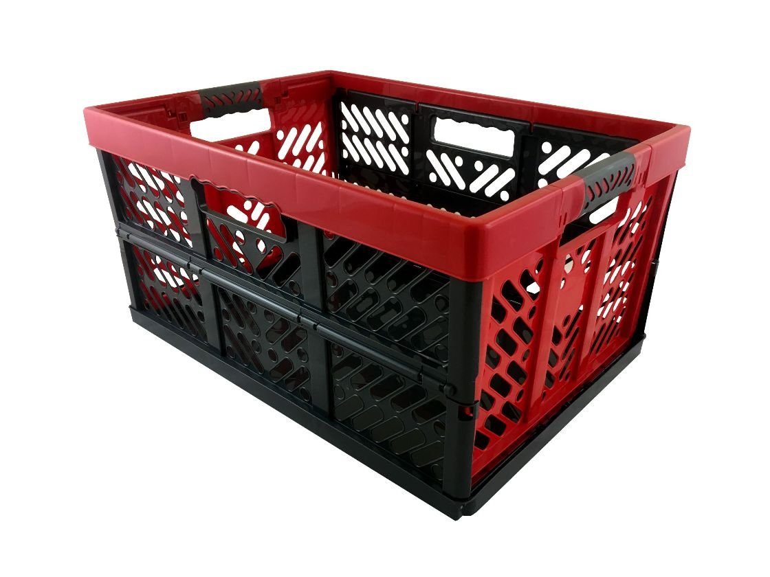 Wickelauflage 10 x Robuste Profi - Klappbox 45 L bis 50 kg - Faltbox, Kiste, Korb
