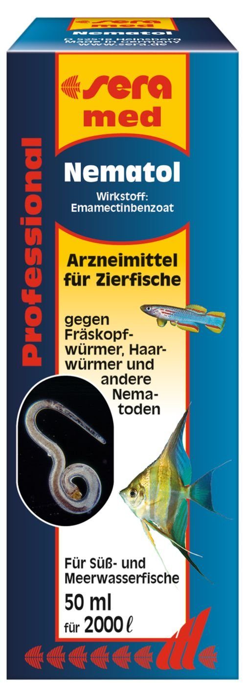 Aquarium-Wassertest Sera Nematol gegen Wurmbefall 50 ml
