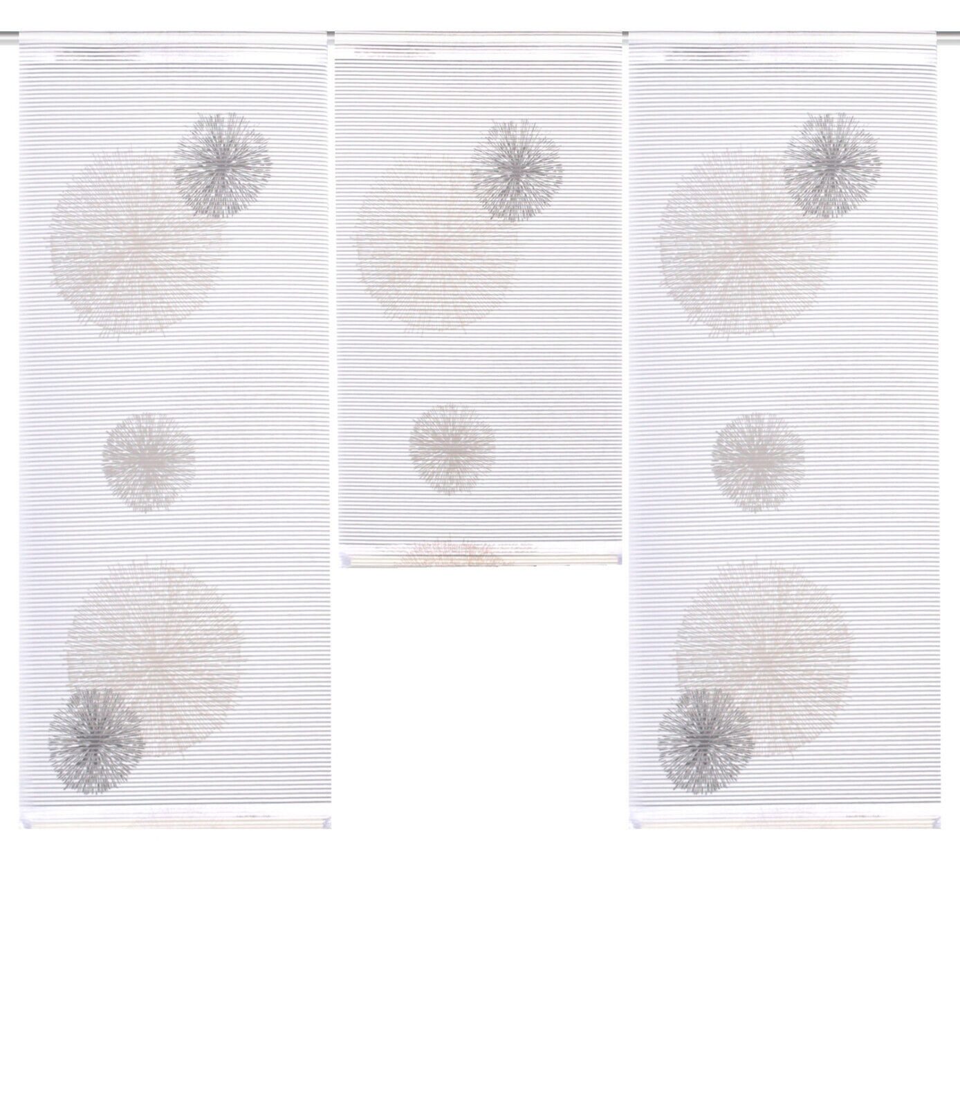 Clever-Kauf-24 Scheibengardine 3-teiliges Mini Flächenvorhang Set Rawlins s günstig online kaufen