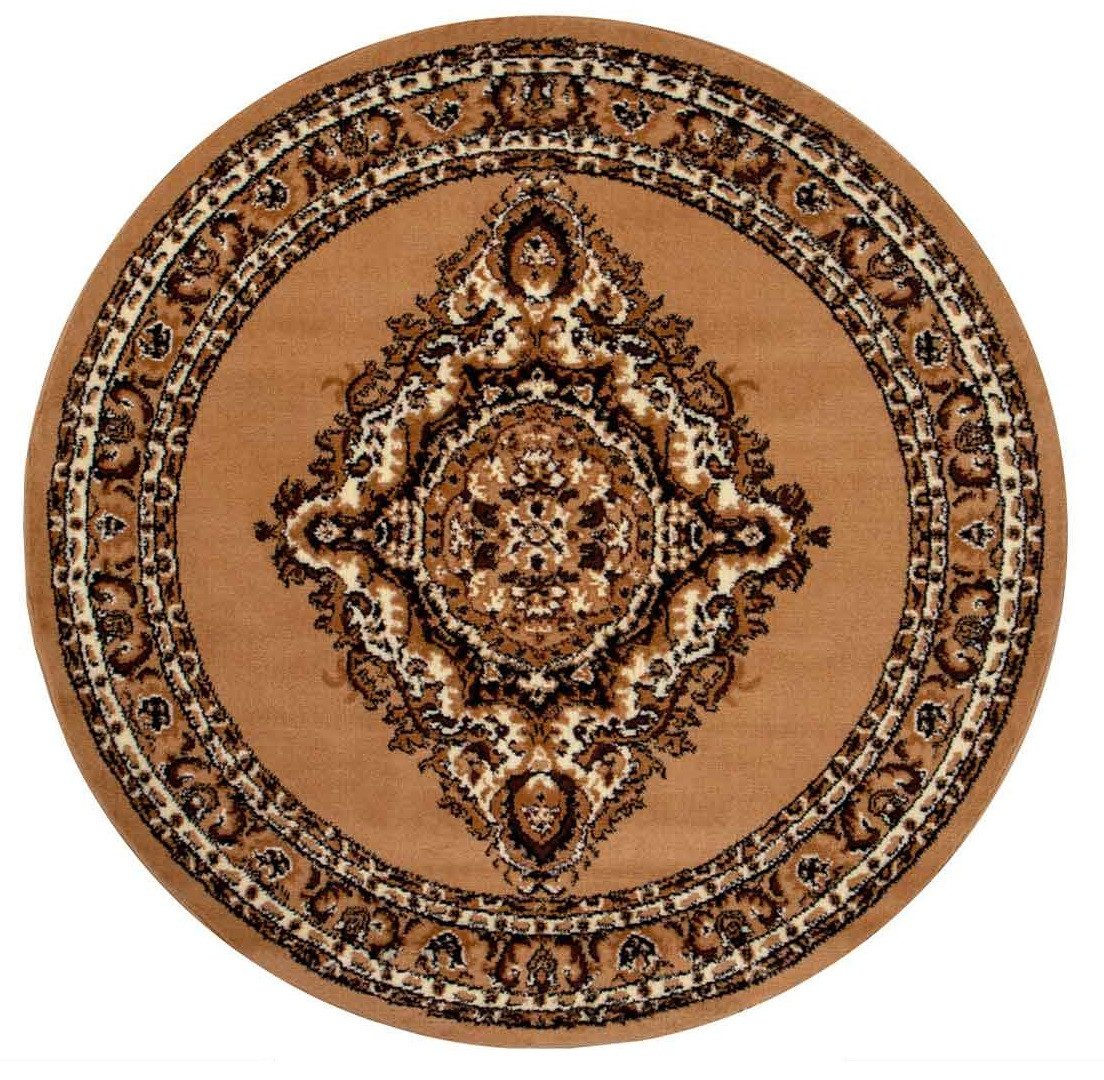 Vimoda Orientteppich Rund Teppich kurzflor, Rund, günstig online kaufen