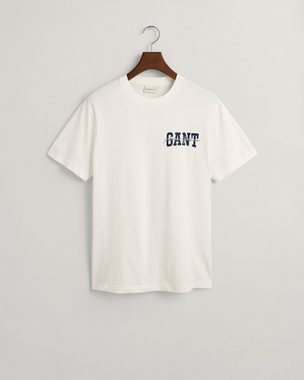 Gant T-Shirt GANT Arch Script Graphic T-Shirt mehrfarbiger Print