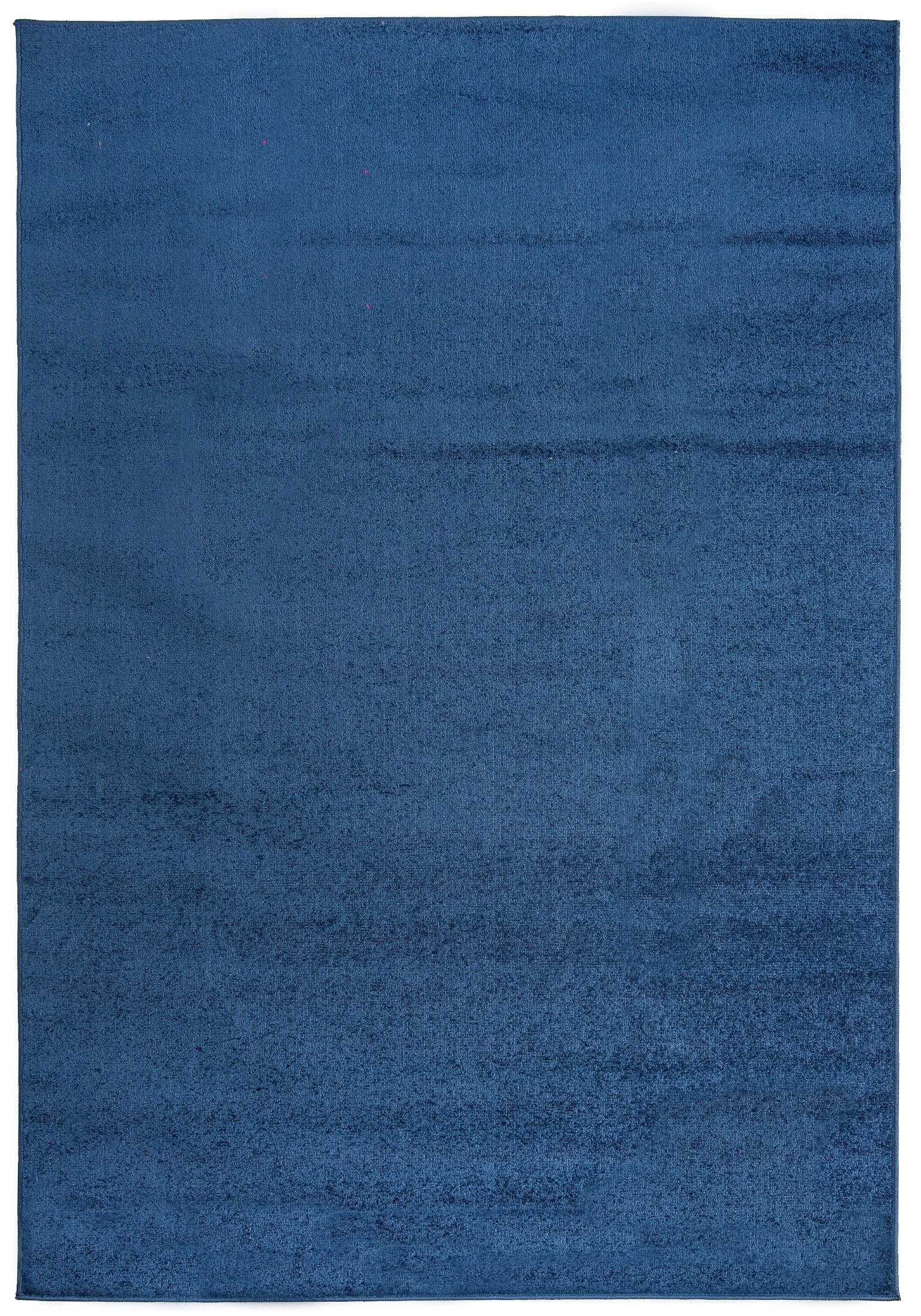 Designteppich Modern Teppich Einfarbig Muster Blau farbe - Kurzflor, Mazovia, 200 x 300 cm, Geeignet für Fußbodenheizung, Höhe 7 mm, Kurzflor | Alle Teppiche