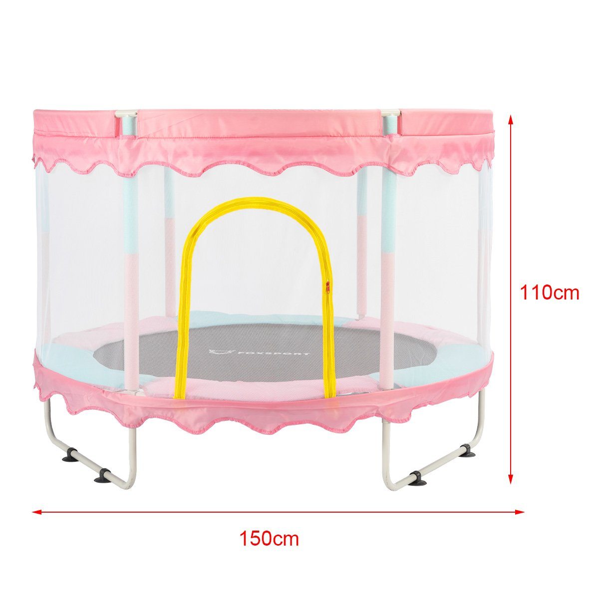 FOXSPORT Kindertrampolin, Gartentrampolin, Jumpingtrampolin, (150 × 150 × 1 günstig online kaufen