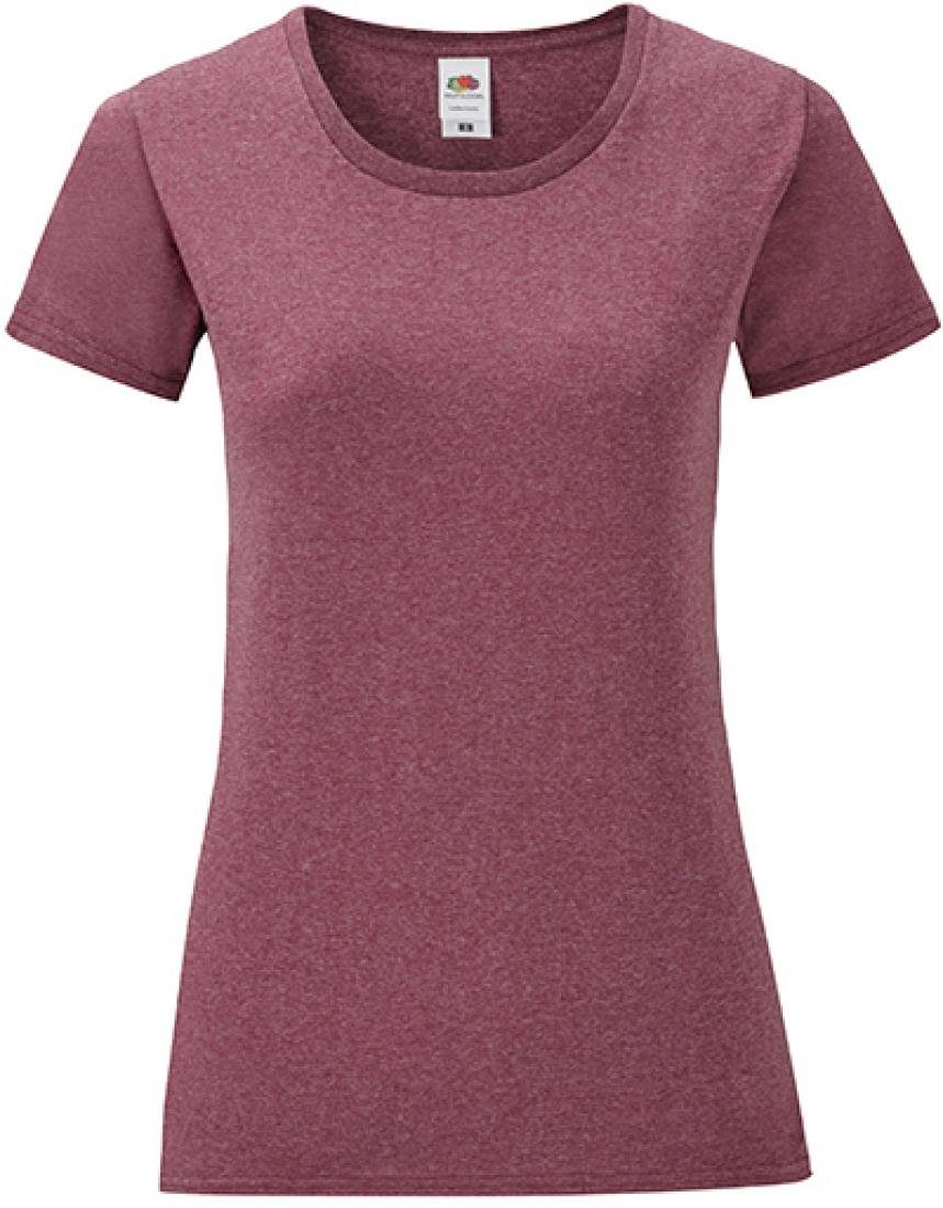 Fruit of the Loom Rundhalsshirt Damen Iconic T, 100% gekämmte, ringgesponne günstig online kaufen