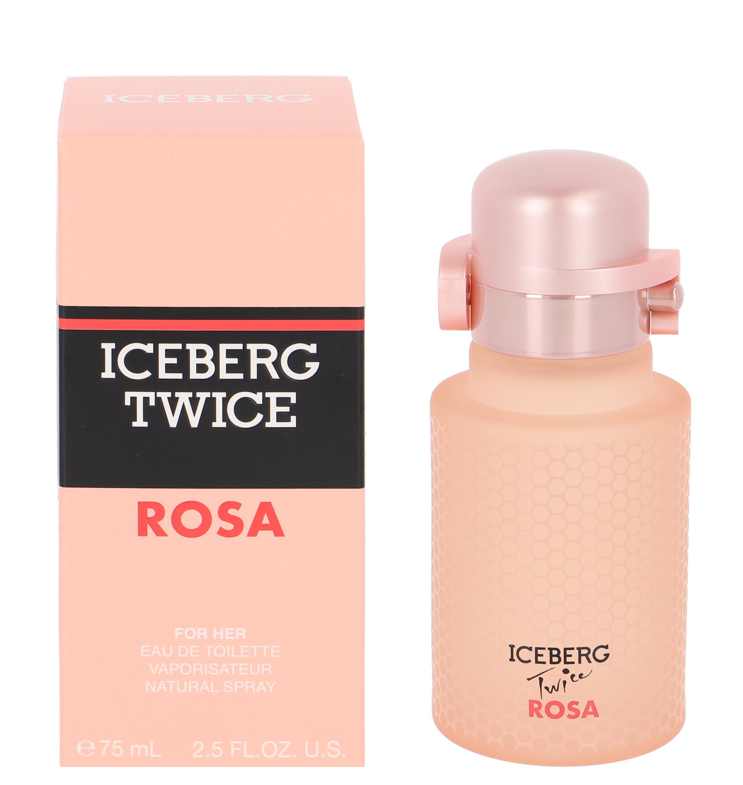 ICEBERG Eau de Toilette Twice Rosa Femme, mit einer intensiven Basisnote