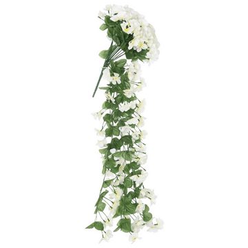 vidaXL Girlanden Künstliche Blumengirlanden 3 Stk Weiß 85 cm
