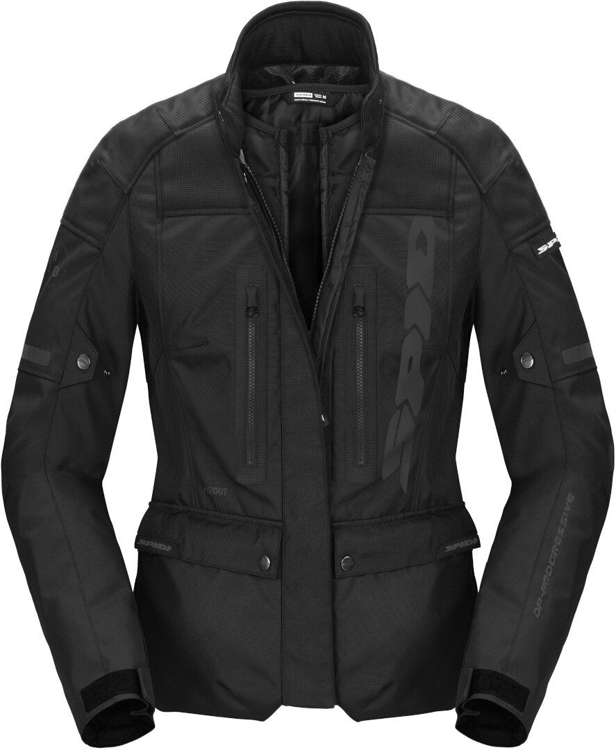 SpiDi Motorradjacke Traveler 3 Evo H2Out wasserdichte Damen Motorrad Textiljacke herausnehmbares Innenfutter,wasserdicht