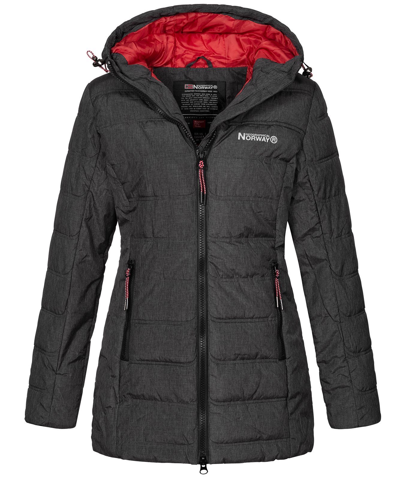 D-457 Winter Damen Steppjacke Winterjacke Geographical Norway