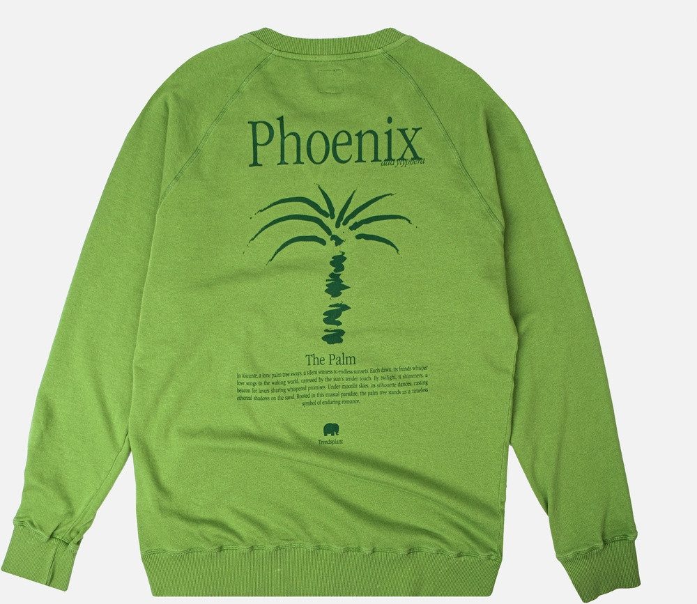 Trendsplant Rundhalspullover Washingtonia Midweight Pigment Sweater