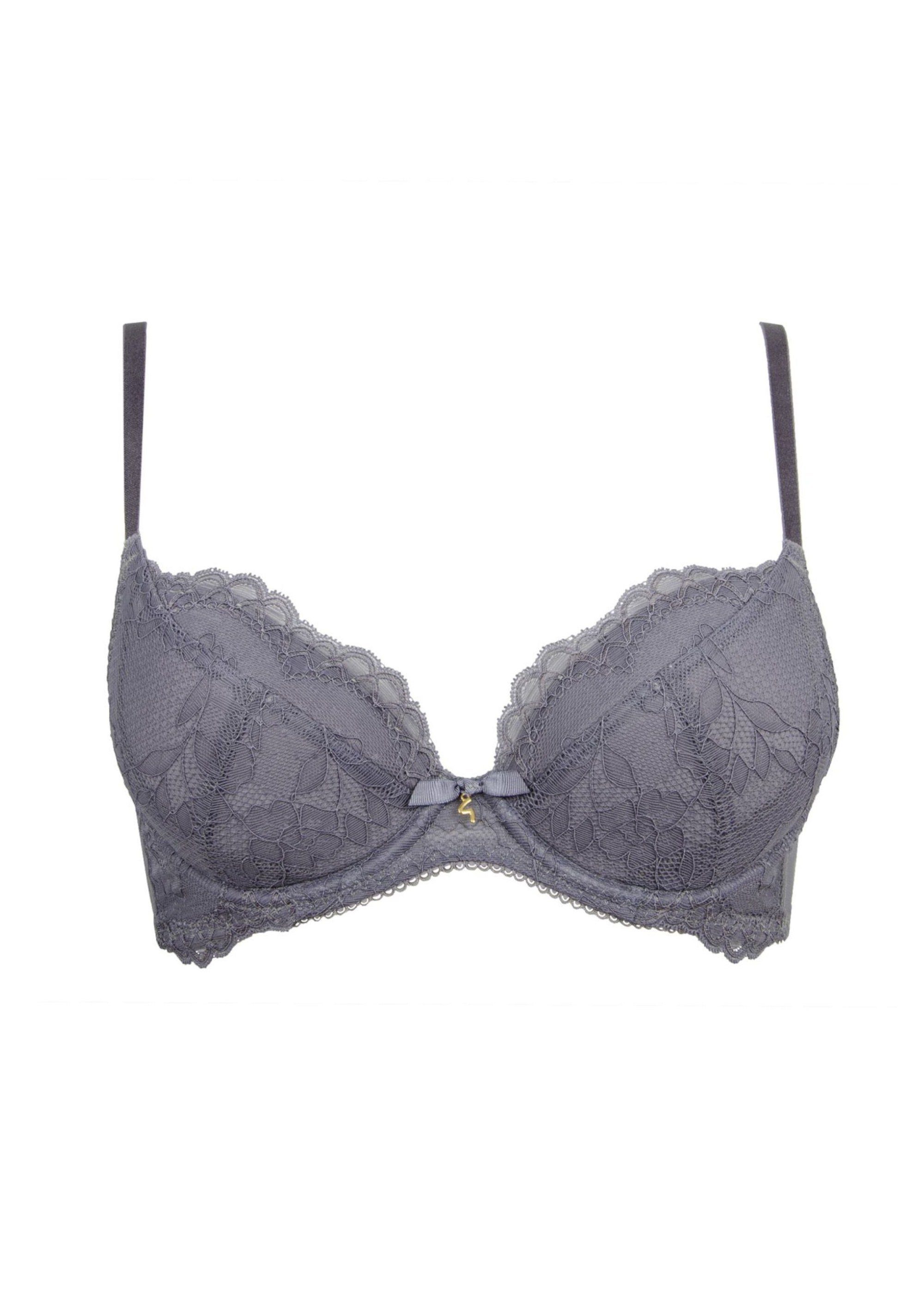 Gossard Dekolleté-BH Lace Push-Up BH Platin (Push-Up, 1-tlg., Spitze/Netz) günstig online kaufen