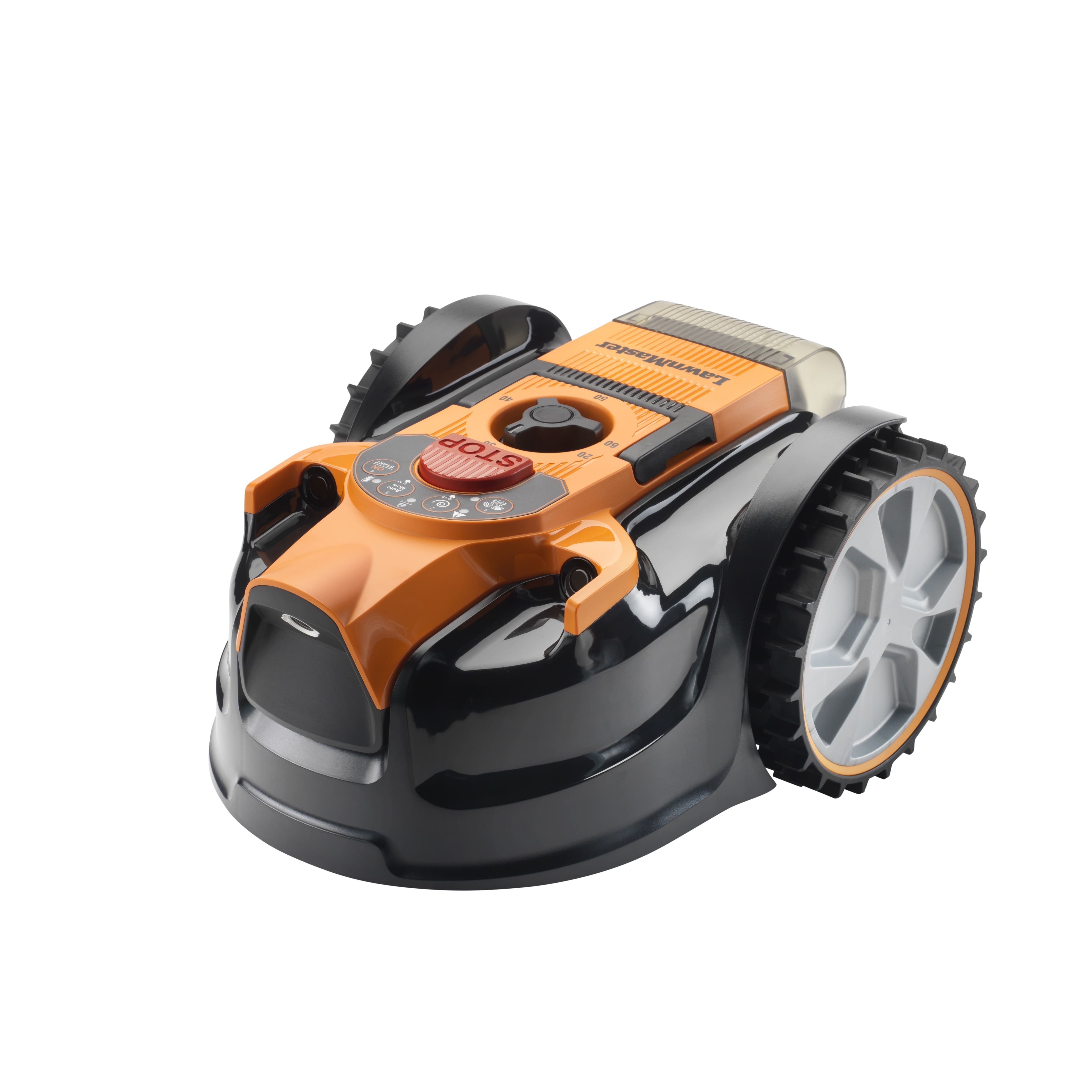 Lawnmaster Rasenmähroboter OcuMow®16 Mähroboter kabellos für Rasenflächen bis zu 200 , (1-St., ohne Begrenzungskabel VBRM16 Plus), Hindernisvermeidung Geräuscharmer Mähroboter