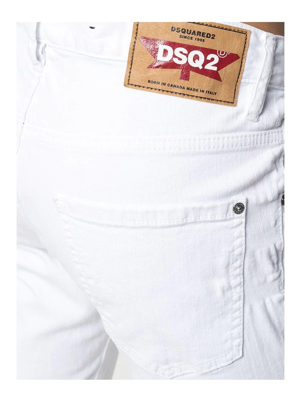 Dsquared2 5-Pocket-Jeans Skater-Denim-Jeans in Weiß
