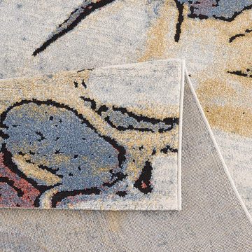 Läufer Mista 2699, Carpet City, rechteckig, Höhe: 9 mm, Kurzflor, Abstrakt, Multicolor, Weich, ideal für Flur & Diele