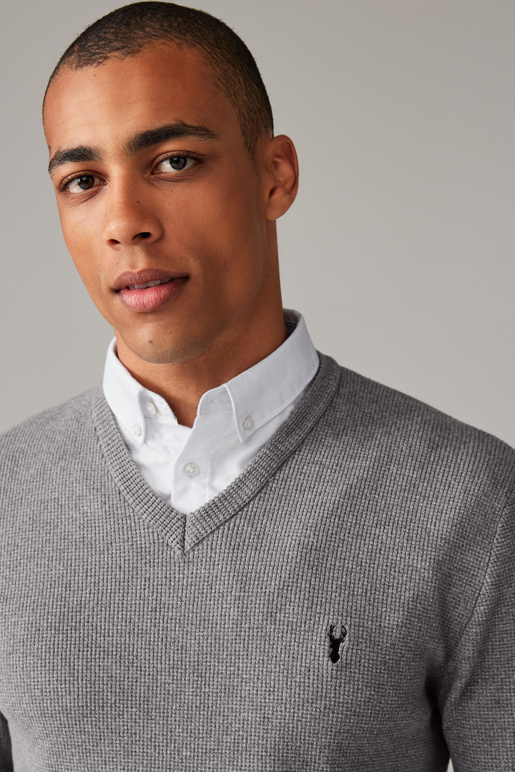 Next 2-in-1-Pullover Pullover mit Hemdkragen (1-tlg)