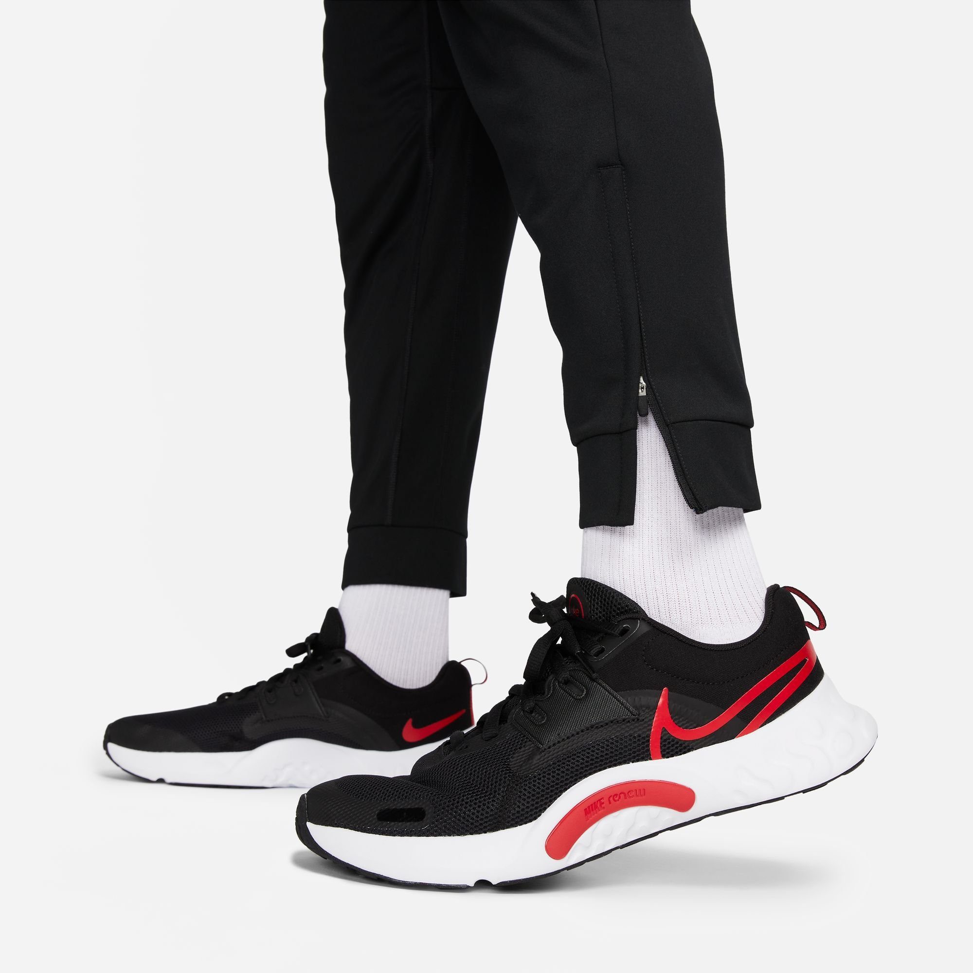 Nike PANTS BLACK/WHITE TAPERED TOTALITY MEN'S Trainingshose FITNESS DRI-FIT