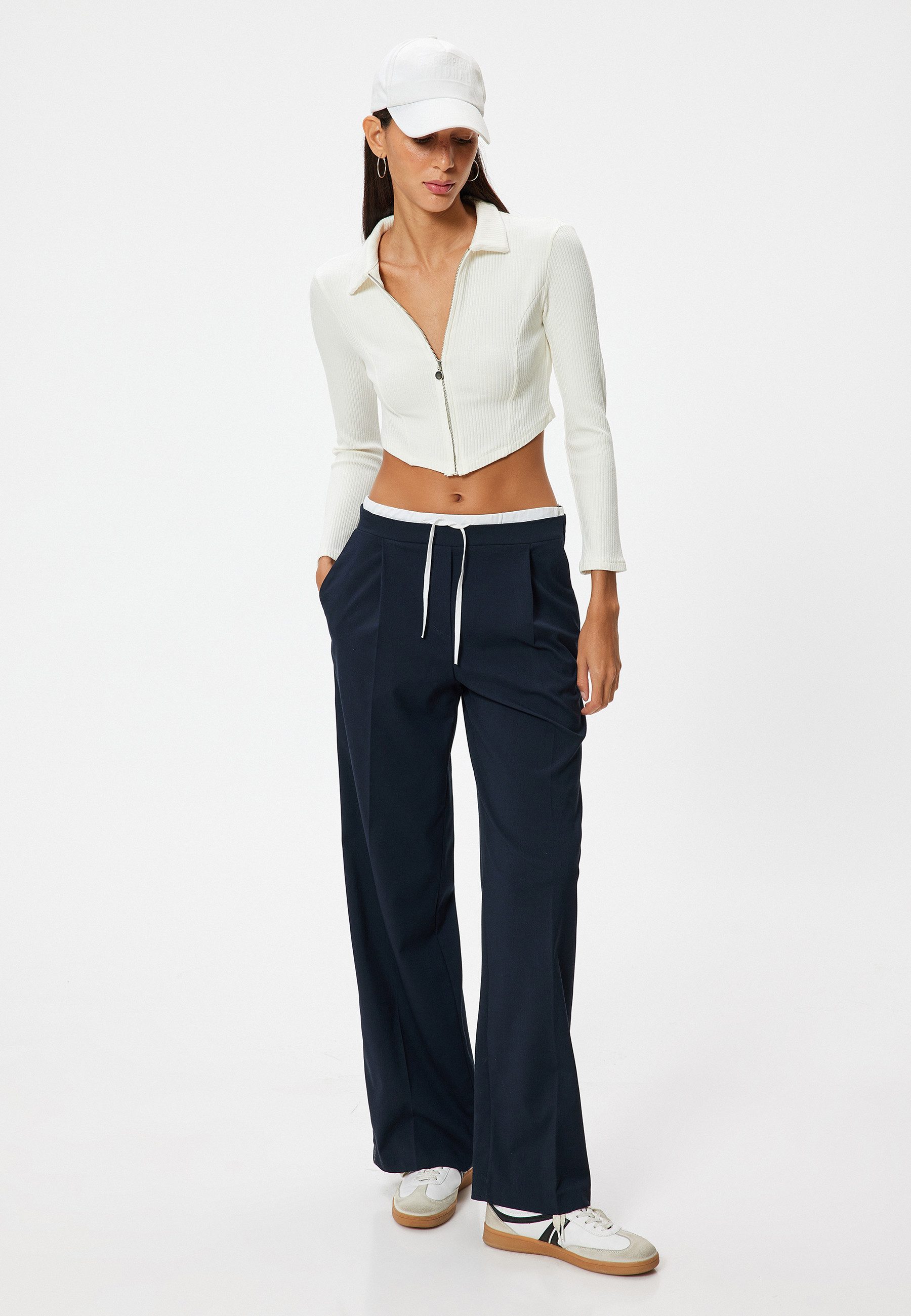 Koton Cardigan Vollreißverschluss Mit Reißverschlussdetail Cardigan