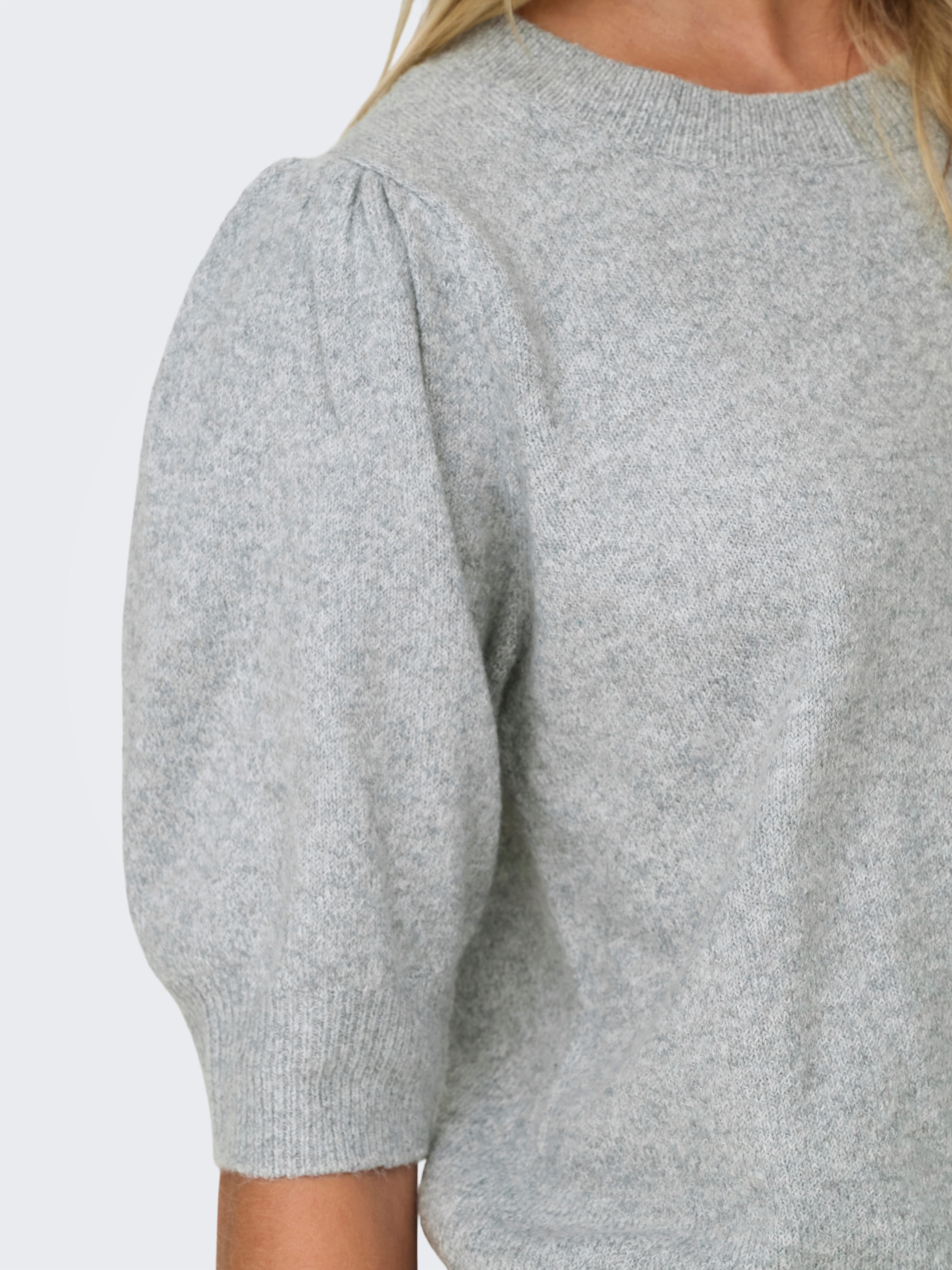 ONLY Strickpullover ONLRICA LIFE 2/4 PULLOVER KNT NOOS Materialmix, regular fit