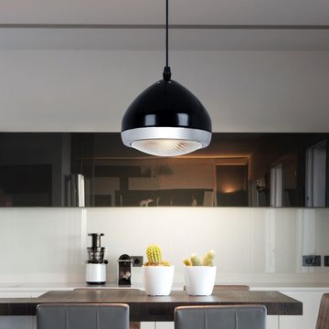 Brilliant Pendelleuchte, Leuchtmittel nicht inklusive, Pendelleuchte Küchenlampe schwarz Hängelampe Wohnzimmer