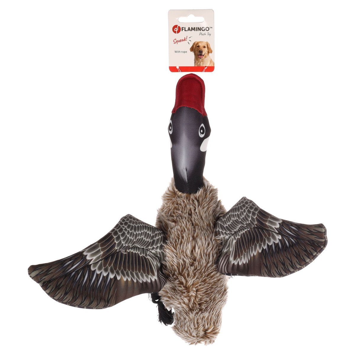 Flamingo Tierkuscheltier Hundespielzeug Wingy Gans mit günstig online kaufen