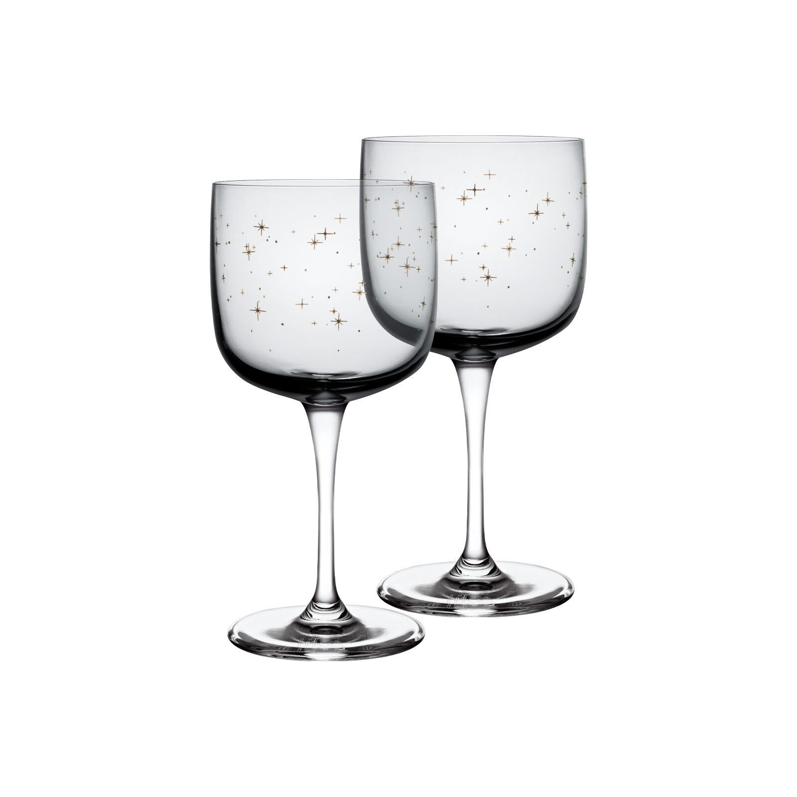 like. by Villeroy & Boch Weißweinglas Winter Glow Weinkelche 270 ml 2er Set, 2-tlg., Kristallglas
