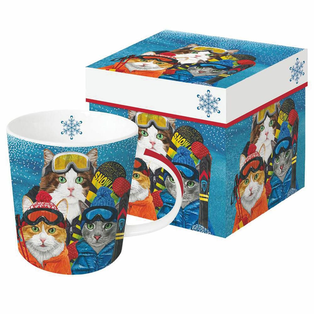 PPD Tasse Ski Cats Trend Mug, 400 ml, Keramik
