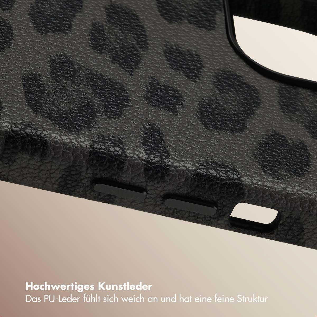 Selencia Backcover Selencia Sabi Backcover Leopardenmuster mit MagSafe Apple iPhone 15 - – Bild 3 von 5
