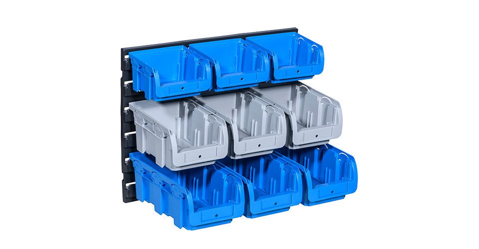 Allit Kleinteilemagazin Allit Ordnungssystem StorePlus Set RE 10 teilig