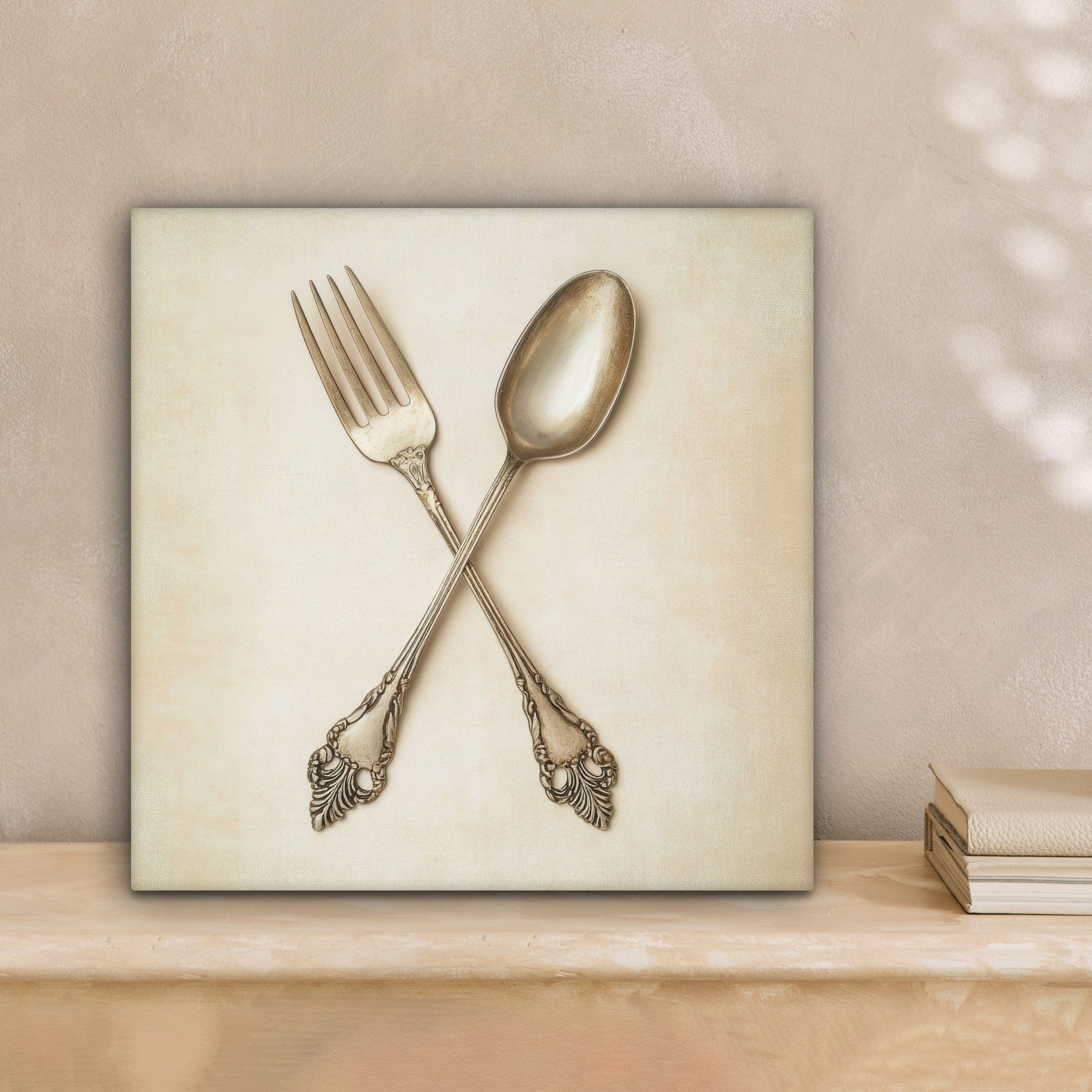 OneMillionCanvasses® Leinwandbild Beige - Vintage - günstig online kaufen