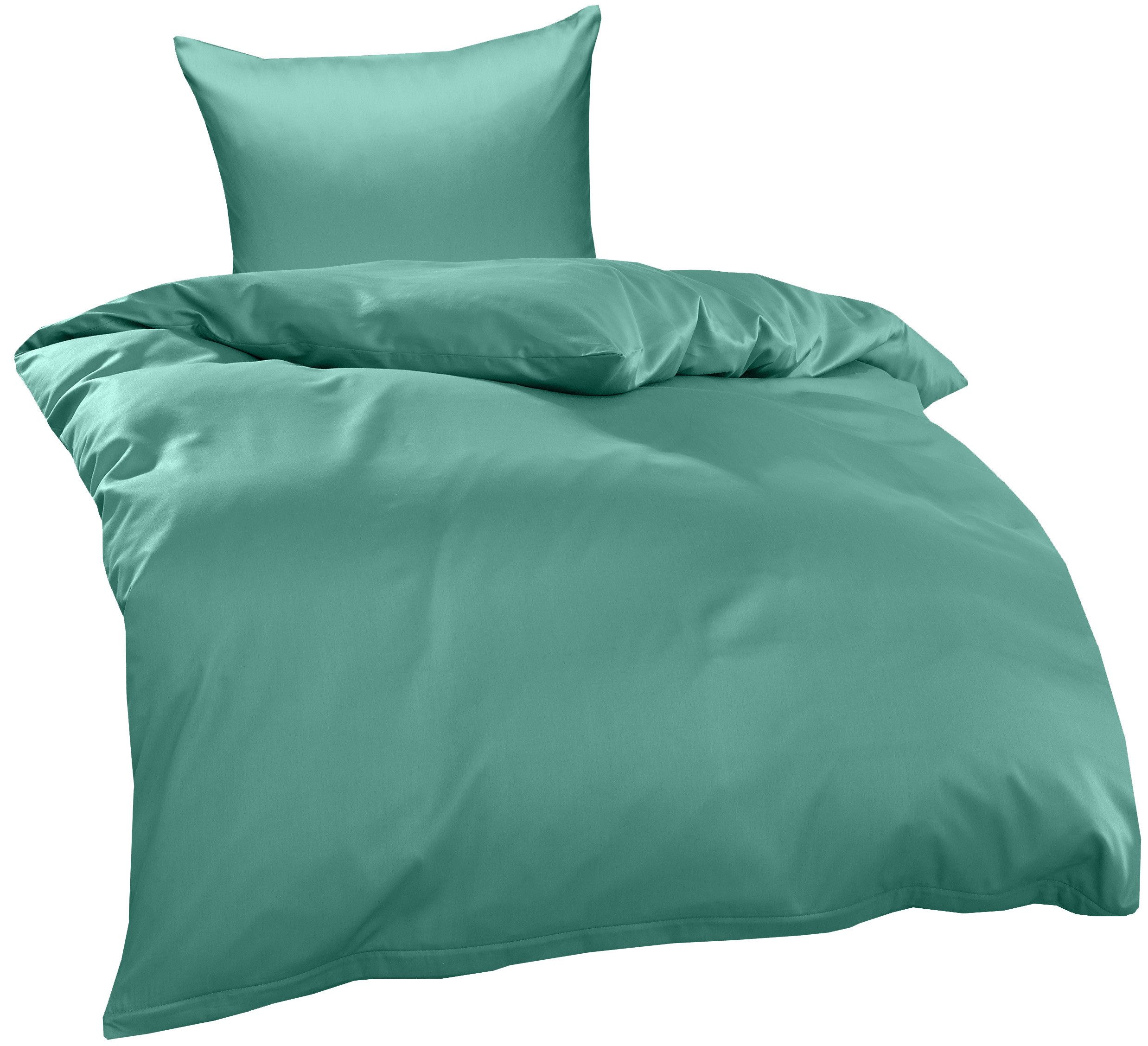 BETTWAESCHE-MIT-STIL Bettwäsche TENCEL™ Lyocell Bettwäsche uni einfarbig, Lyocell, 2 teilig – Bild 3 von 4