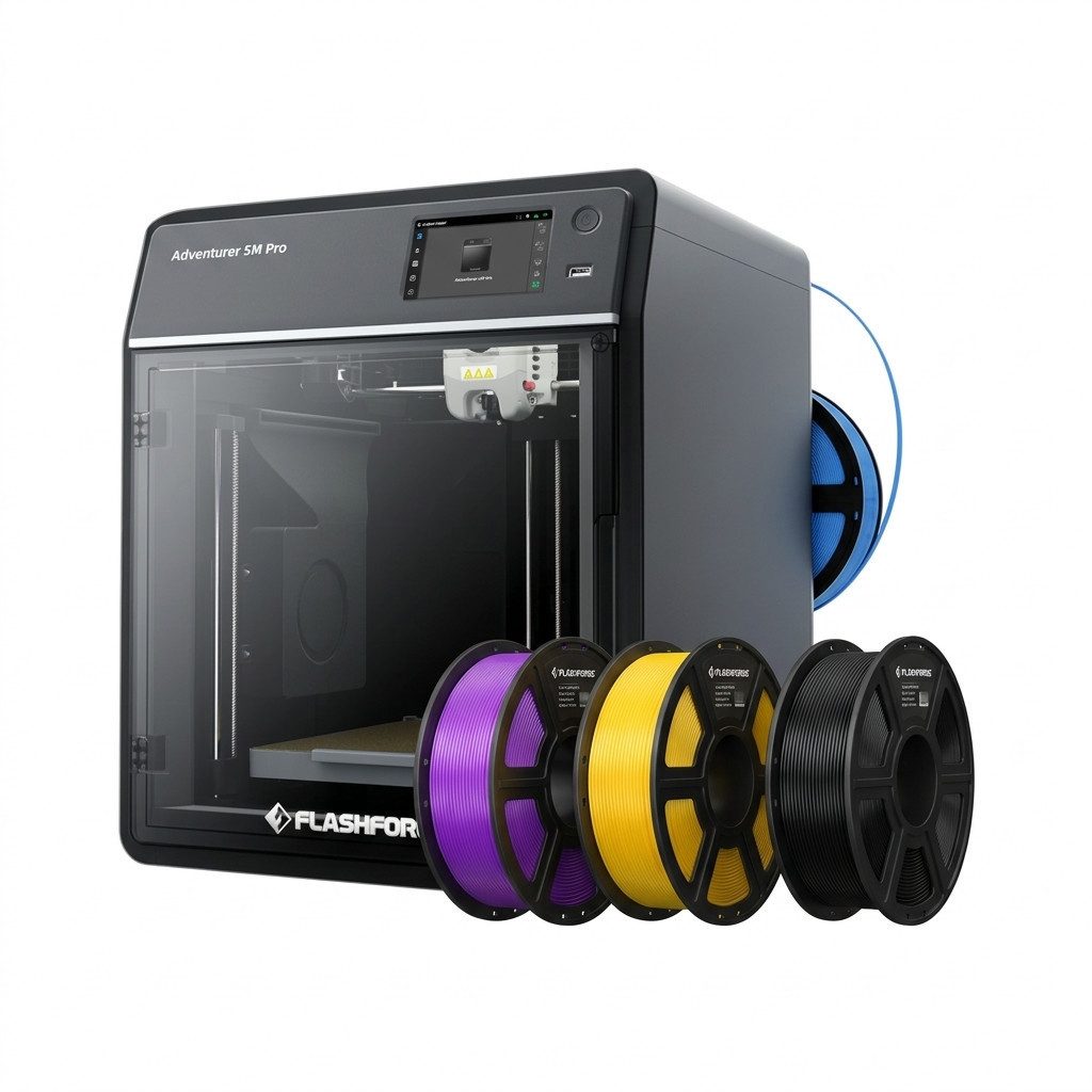 Vankel 3D-Drucker Geschlossener 3D-Drucker mit Filter und Kamera, Leiser FDM-Drucker mit WLAN und PEI-Druckplatte