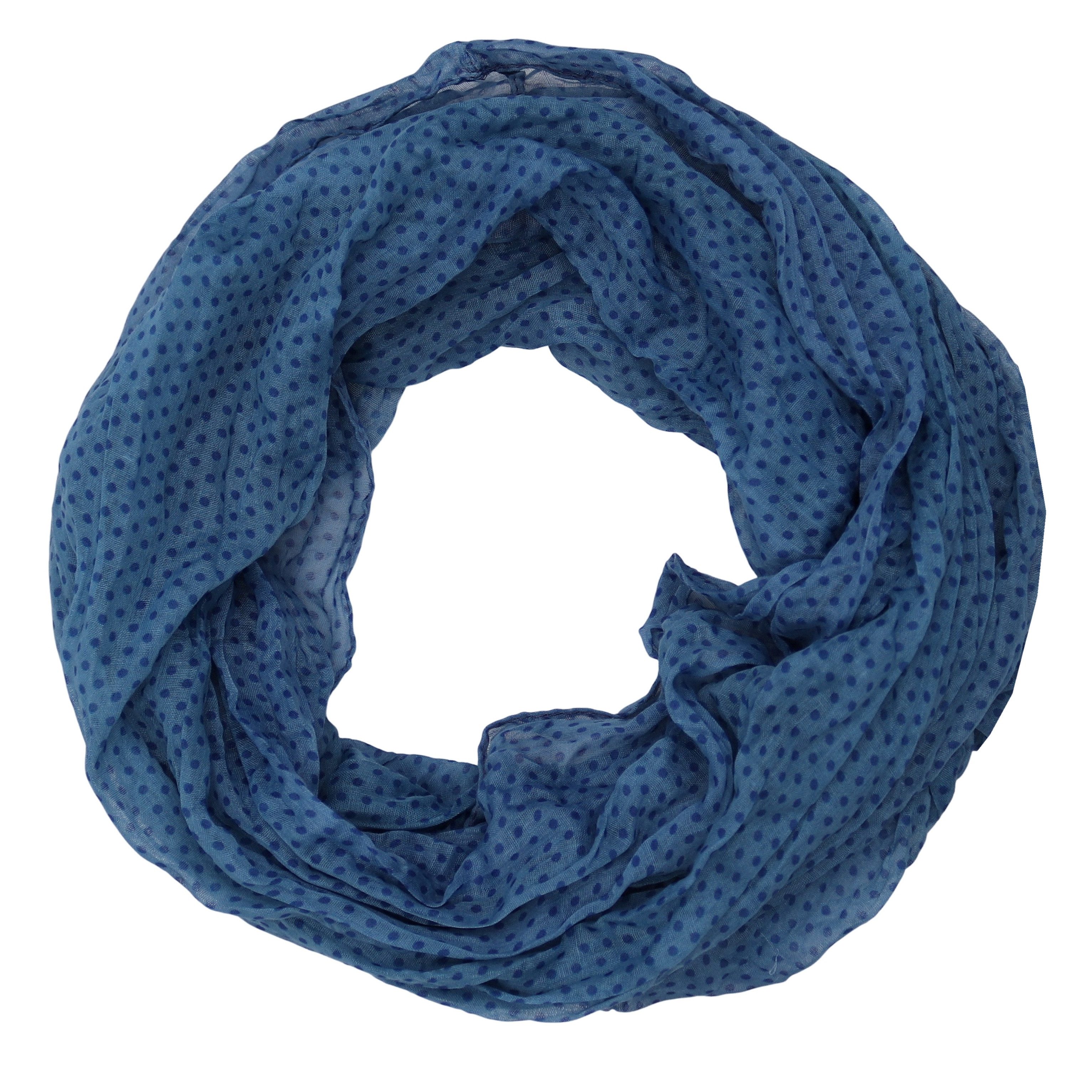Uni mit Punkten: Petrol Blau