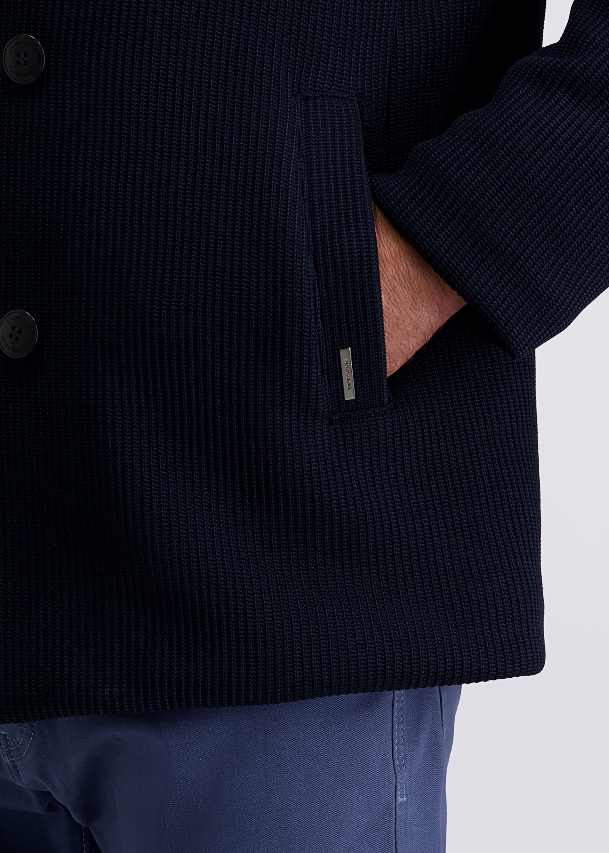 Pierre Cardin Winterjacke (1-St) mit Kerbkragen