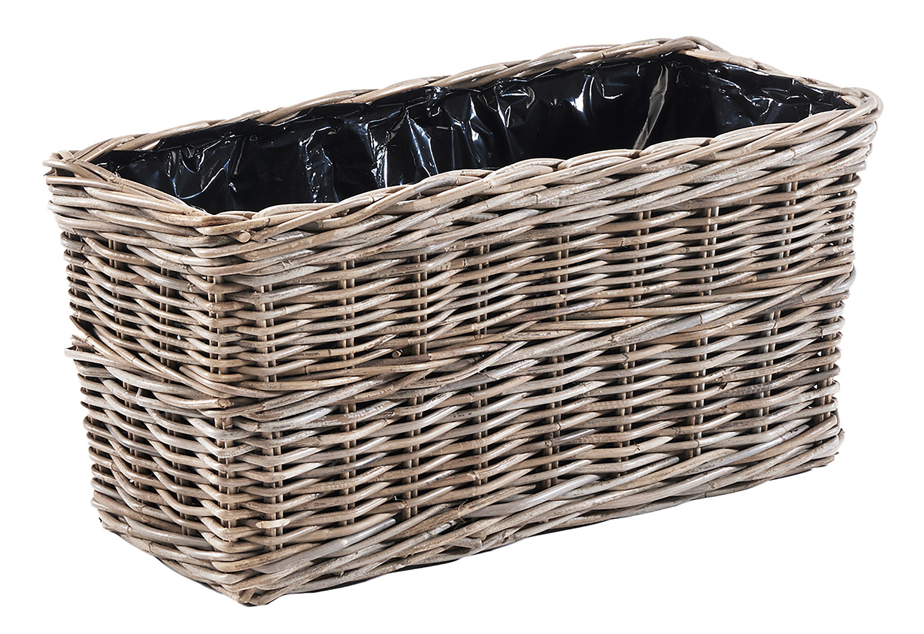 Pflanzkübel Blumenbank Balkonkasten Blumenkasten LAURO Rattan