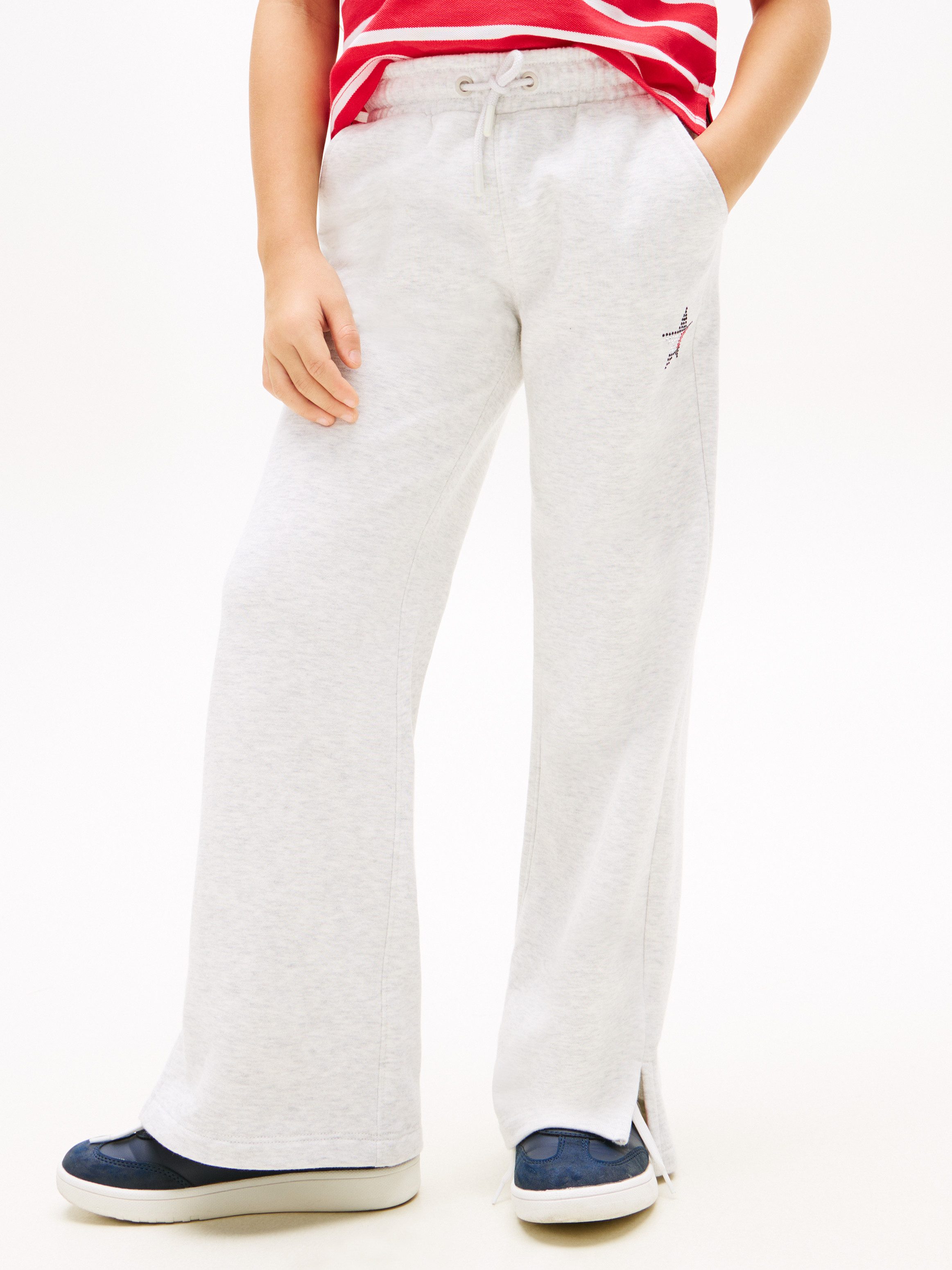 Tommy Hilfiger Jogginghose STAR SWEATPANT Kinder bis 16 Jahre, mit Strass-Label, loose fit
