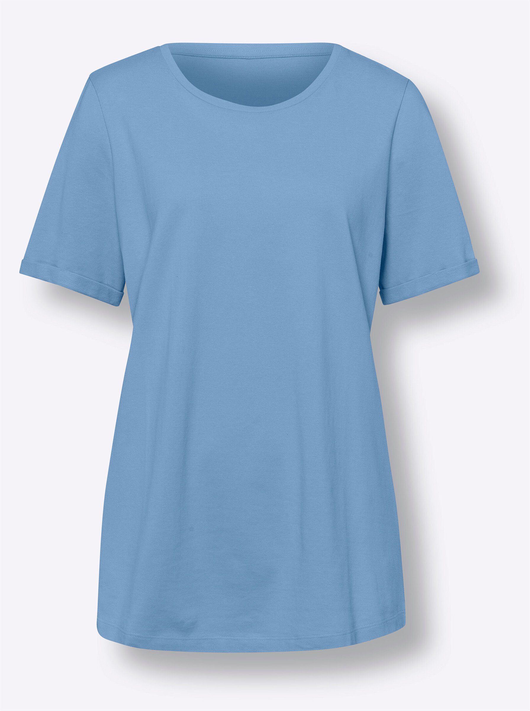 Sieh T-Shirt an! himmelblau