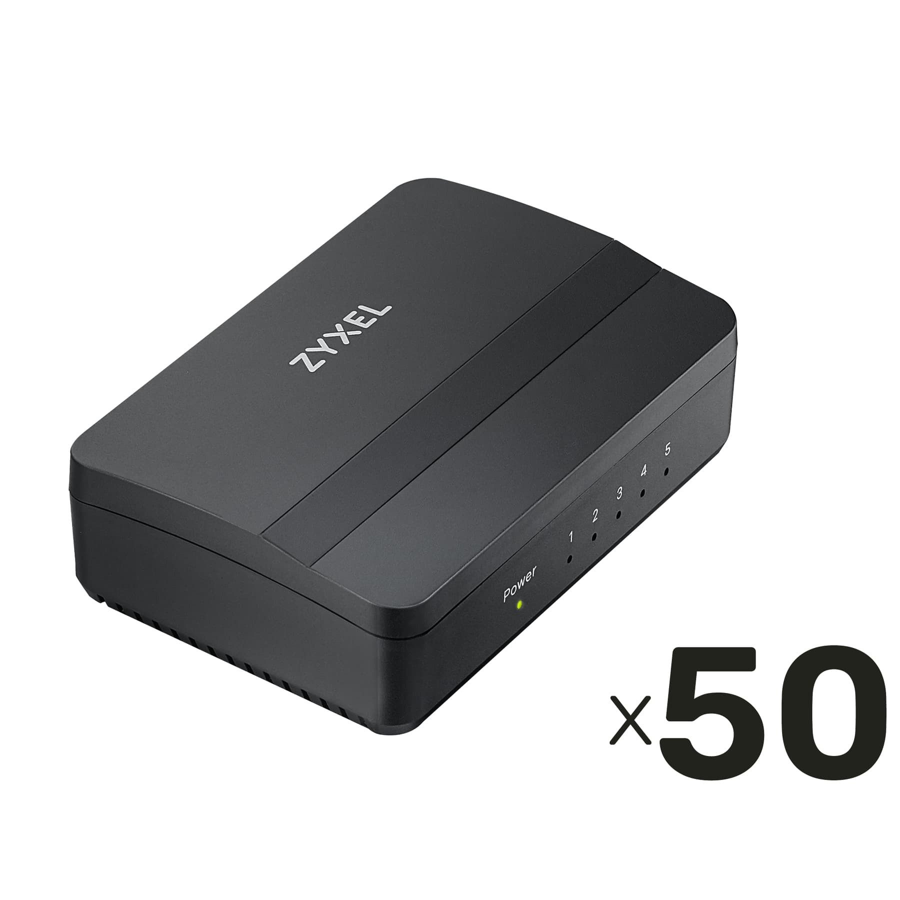 Zyxel ZYXEL Desktop-Switch GS105S v2 50er Pack Netzwerk-Switch