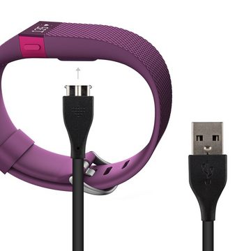 kwmobile Elektro-Kabel, Fitbit Charge HR USB Ladekabel - Charger für Fitbit Charge HR - Smart Watch Ersatzkabel