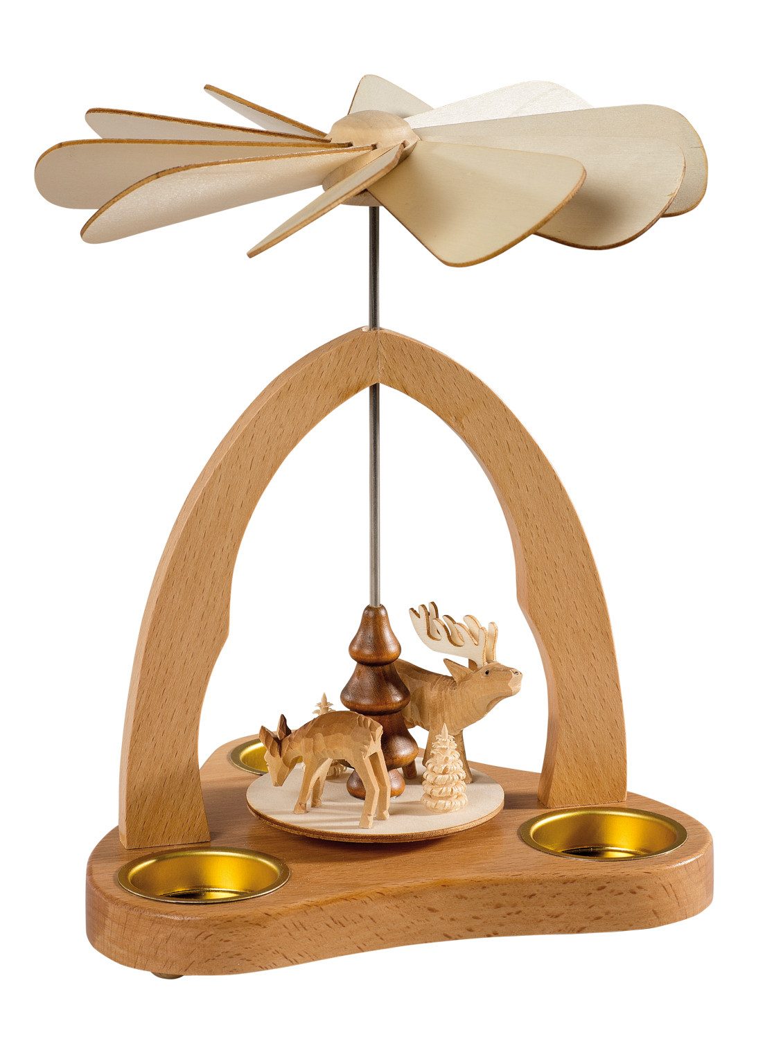 SAICO Original Weihnachtspyramide Tischpyramide, mit geschnitzten Figuren, günstig online kaufen