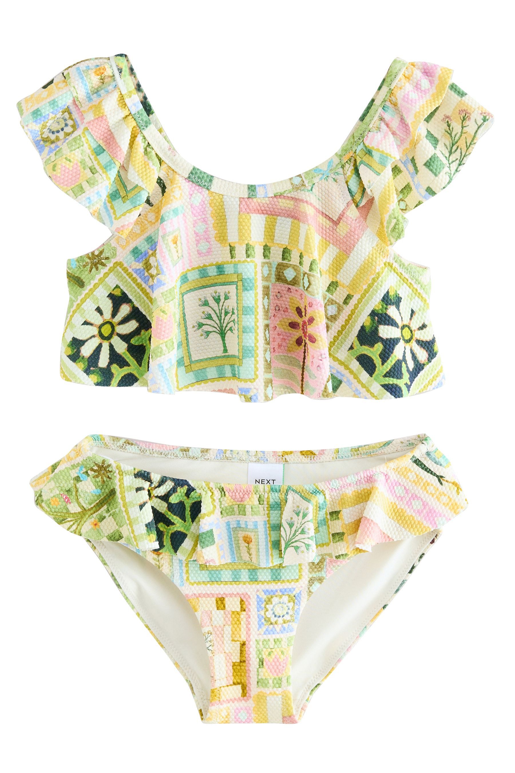 Next Bustier-Bikini Bikini mit Rüschen (2-St)