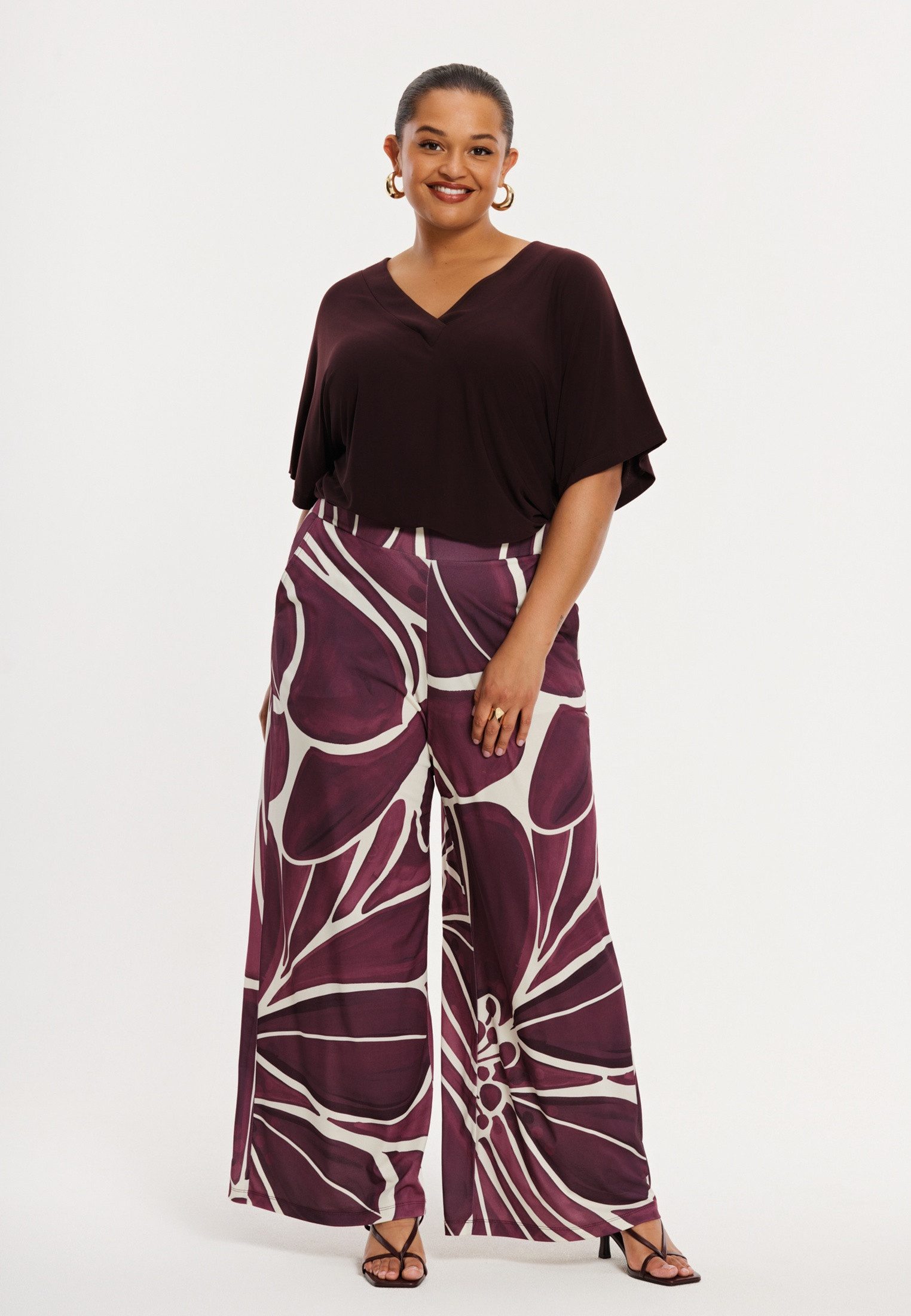 YOEK Bootcuthose Damen Hose Flare Fit