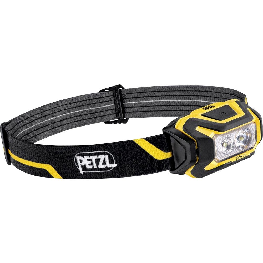 Petzl LED Stirnlampe Petzl ARIA® 2 LED Stirnlampe batteriebetrieben, Li-Ionen Akkus oder ba