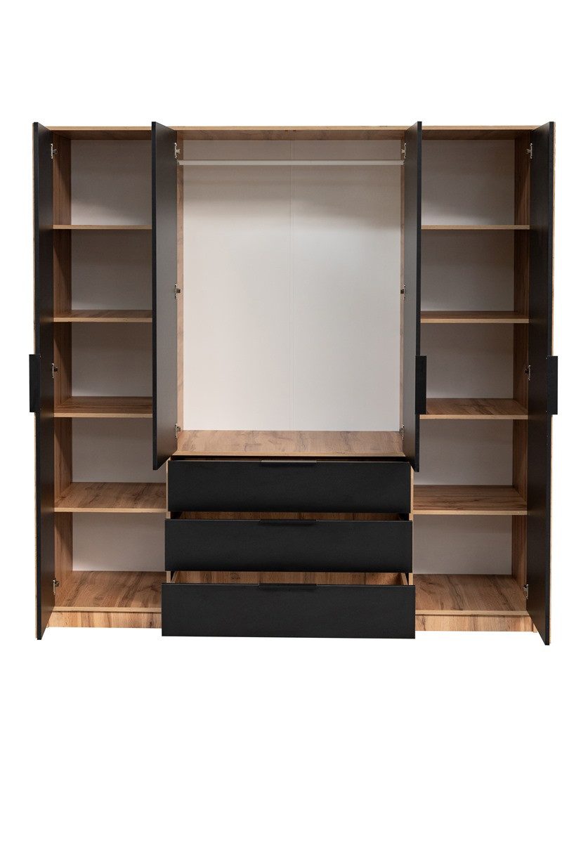 Compleo Kleiderschrank mit 3 Schubladen und günstig online kaufen