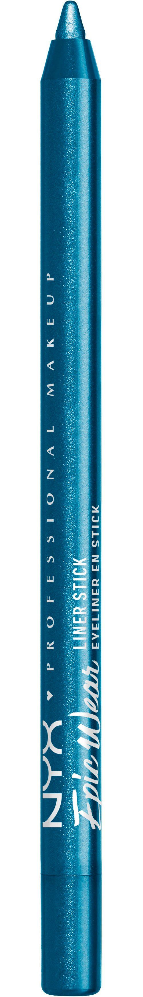 NYX PROFESSIONAL MAKEUP Eyeliner EPIC WEAR LINER STICKS, kräftige Pigmentierung, Waterproof, metallisch glänzend