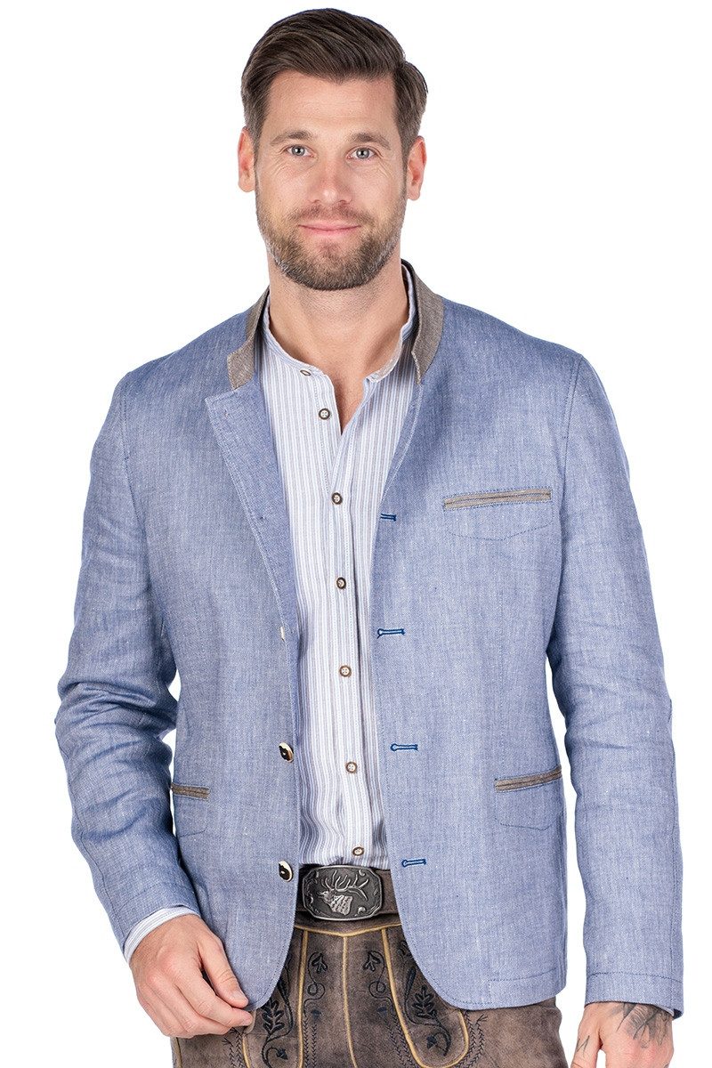 Gebr. Weis menswear Trachtenjanker Janker - FÜSSEN - stahlblau/natur