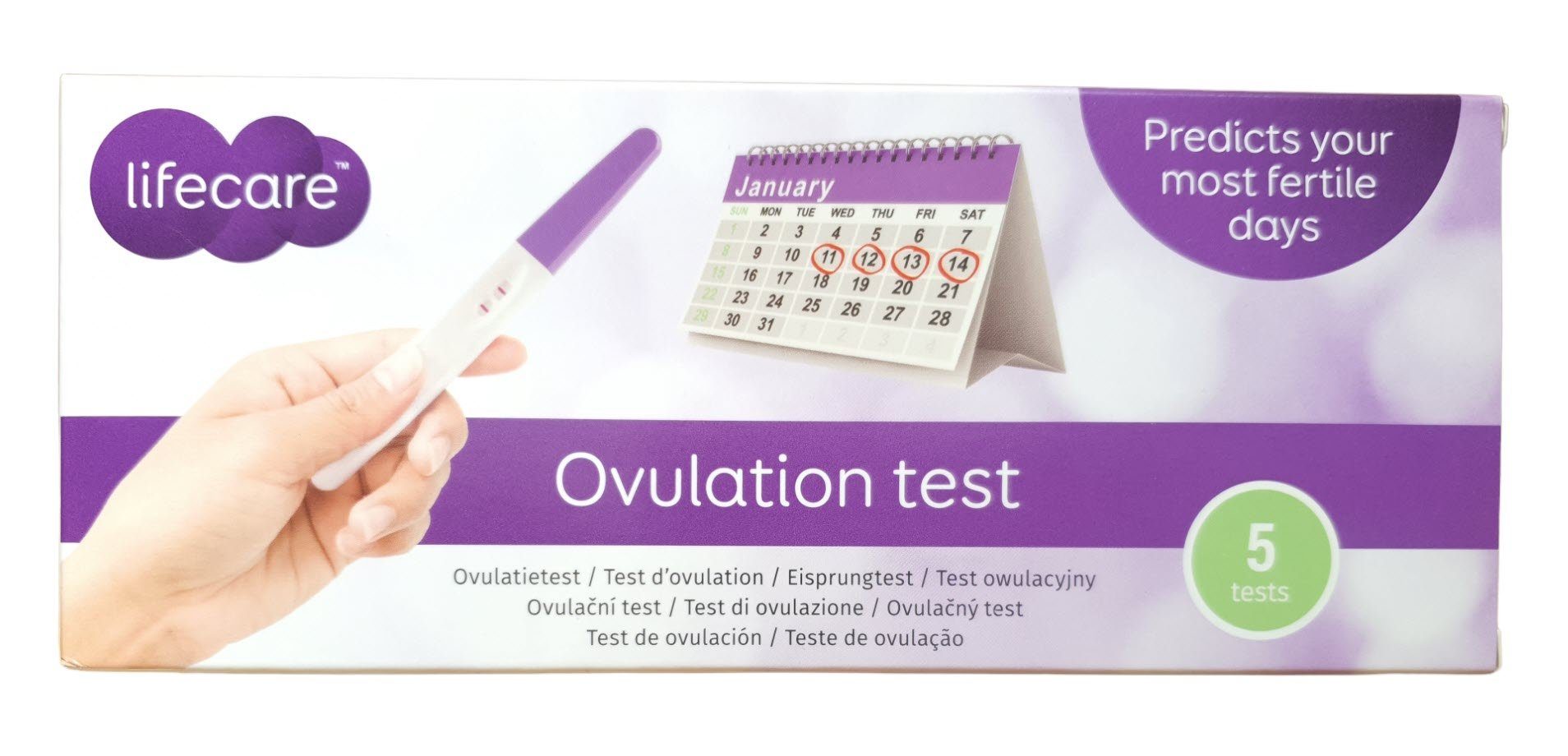 Spectrum Schwangerschafts-Teststreifen Ovulationstest 5er SET Eisprungtest