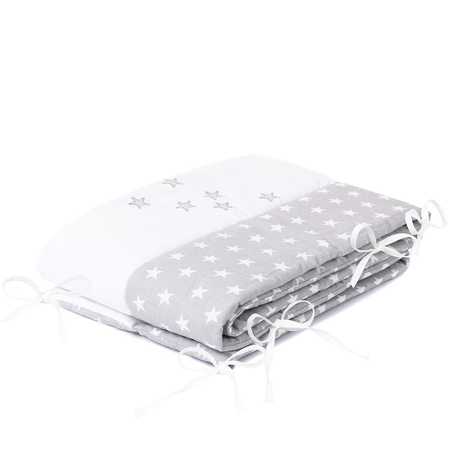 Amilian Bettnestchen Bettumrandung 210x30 cm für Kinderbett 140x70 geeignet günstig online kaufen