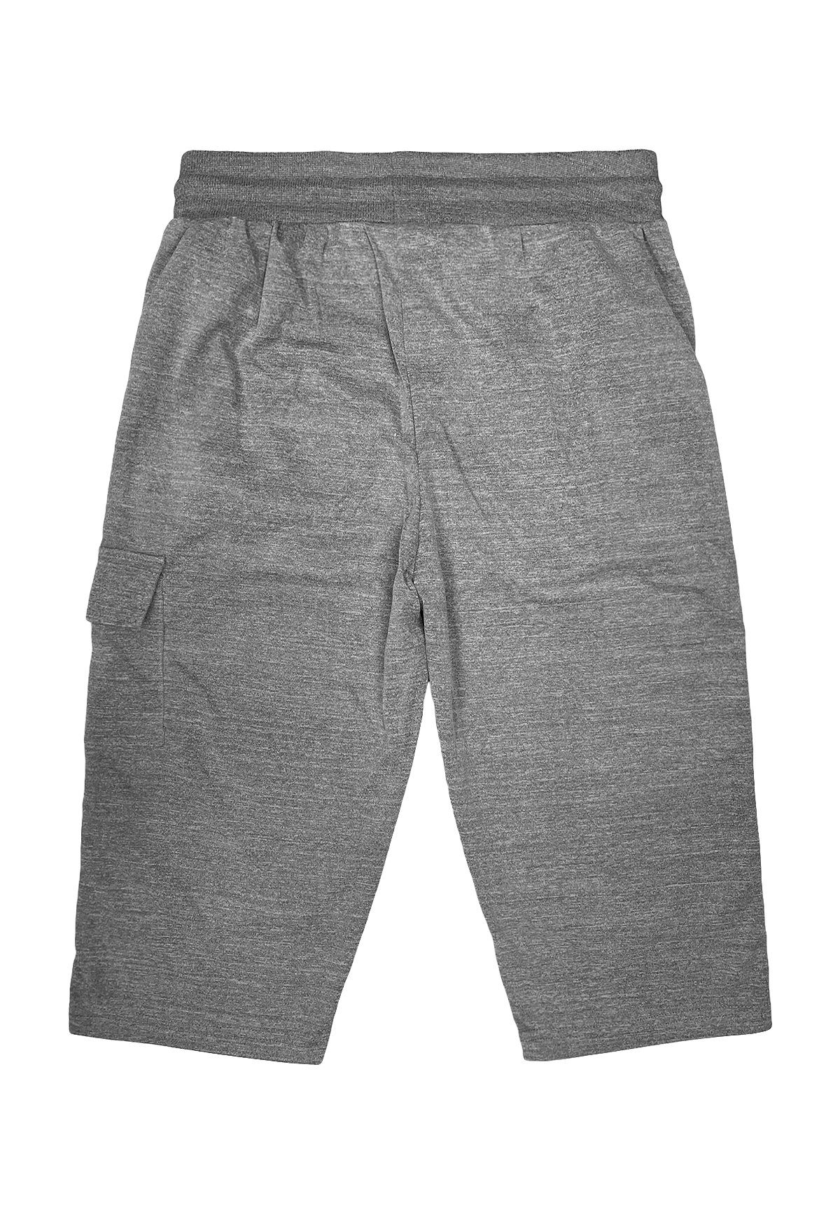 Max Cargo 5863 Grau Freizeit mit Schorts Sweatshorts Capri Hose in Tasche Men