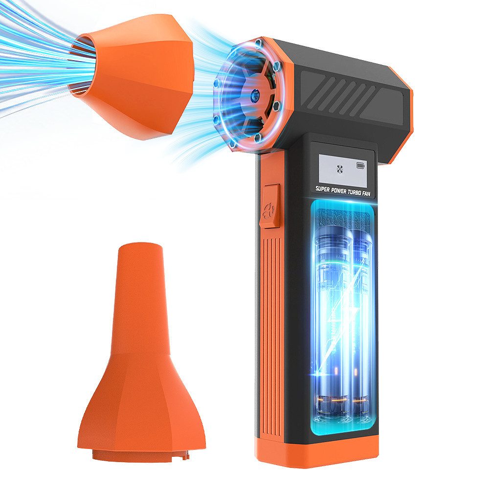 skelo Handstaubsauger 4 Gang Elektrische Staubgebläse Druckluftspray, 110000 U/min, 5000mAh, 184 W, Beutellos, USB-Aufladung, Electric Air Duster, für Computer, Outdoor und Auto