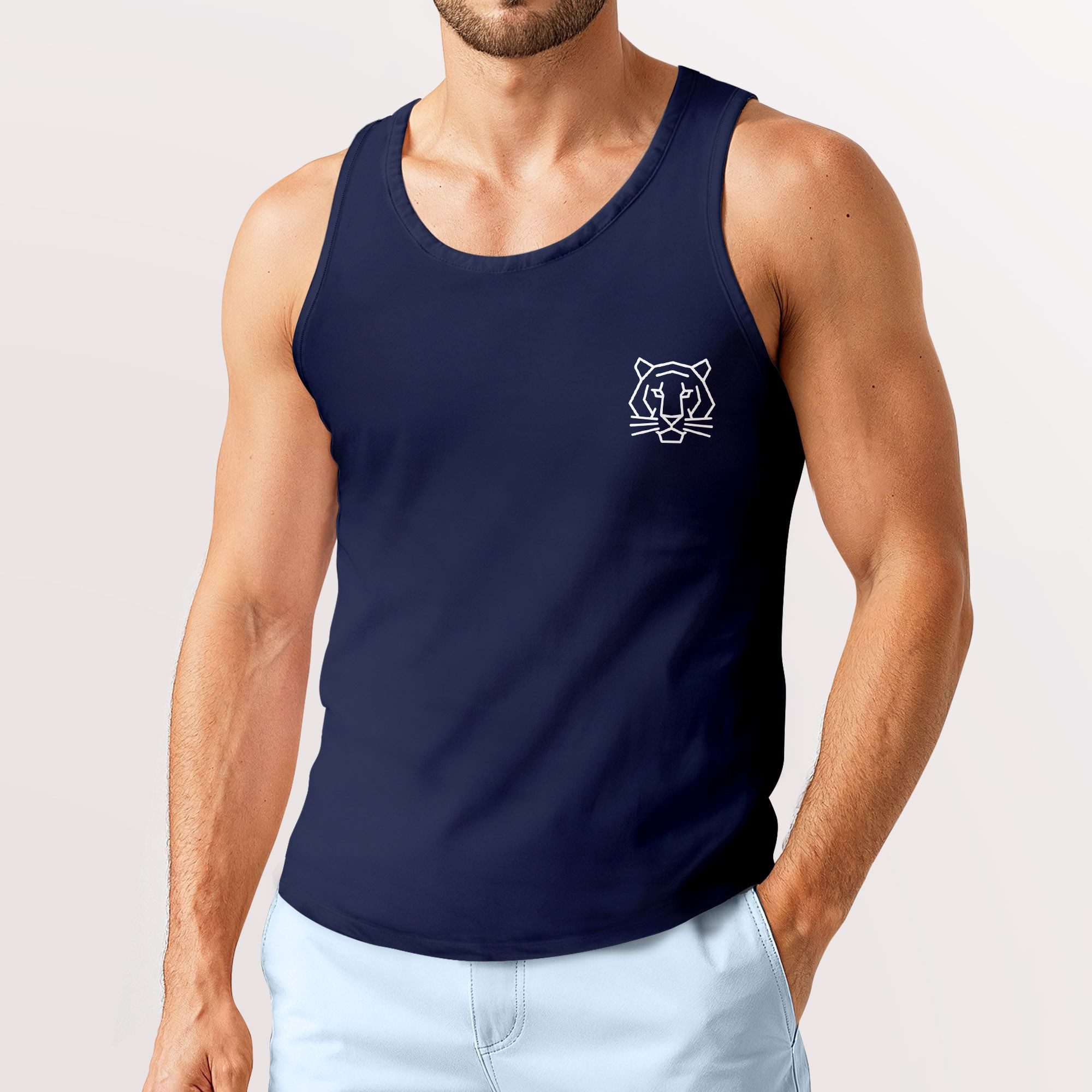 Neverless Tanktop Herren Tank-Top Print Logo günstig online kaufen